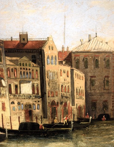 Antiquités - Venice, Light and Shadow on the Grand Canal - XIXth century